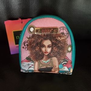 Mini backpack coin Keychain purse